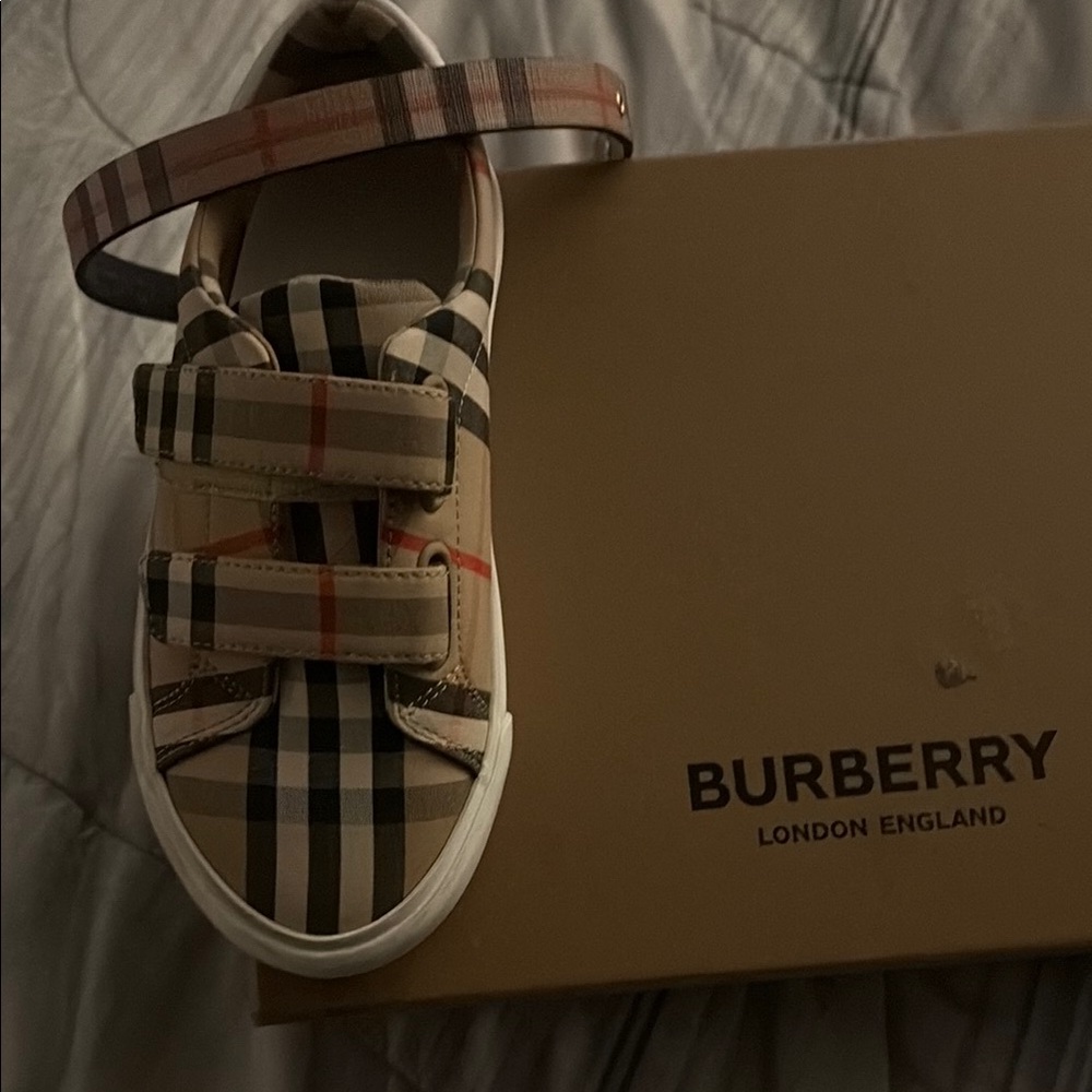 Burberry Plaid Sneakers